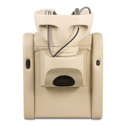 Lavatório de Cabeleireiro VELARIS AIR com Massagem Bege e Cerâmica Beg