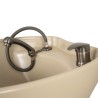 Lavacabezas Peluqueria VELARIS AIR con Masaje Beige Ceramica Beige